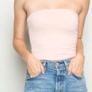 BRANDY MELVILLE JENNY TUBE TOP PINK